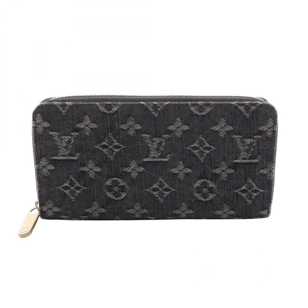 Louis Vuitton Zippy Wallet Round Long Wallet, Denim Monogram Denim, Men's and...